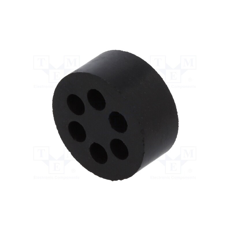 1 pcs x LAPP - 53325640 - Insert for gland, 4mm, M25, IP54, NBR rubber, Holes no: 6