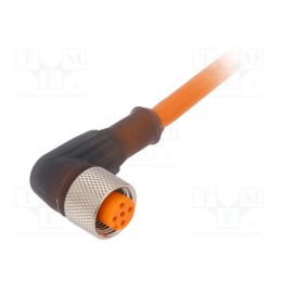 1 pcs x LUMBERG AUTOMATION - RKWT 5-56/5 M - Connection lead, M12, PIN: 5, angled, 5m, plug, 60VAC, 4A, -25÷80°C
