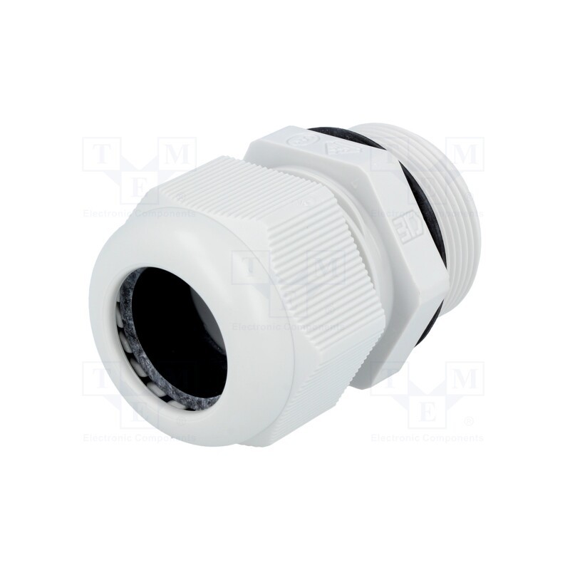 1 pcs x FIBOX - GPA M32-L - Cable gland, with long thread, M32, 1.5, IP68, polyamide, grey