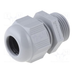 1 pcs x HELUKABEL - HT M20 RAL7001 - Cable gland, M20, 1.5, IP68, polyamide, dark grey, HELUTOP HT-M