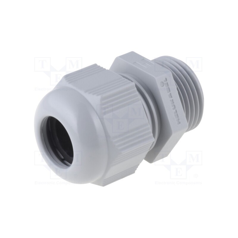 1 pcs x HELUKABEL - HT M20 RAL7001 - Cable gland, M20, 1.5, IP68, polyamide, dark grey, HELUTOP HT-M