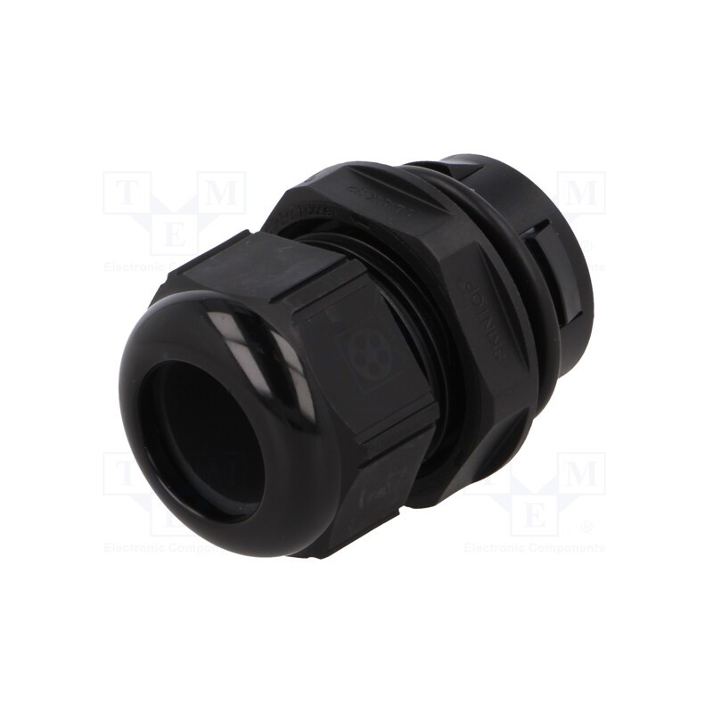 1 pcs x LAPP - 53112924 - Cable gland, IP68, polyamide, black, push-in, Ømount.hole: 32.3mm