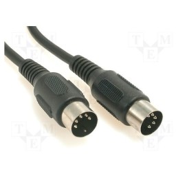 1 pcs x Goobay - 50020 - Cable, DIN 5pin plug,both sides, 1.2m