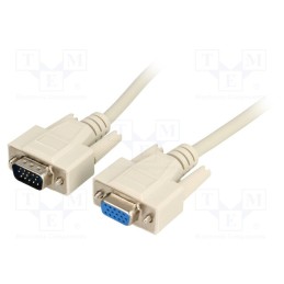 1 pcs x BQ CABLE - C-15GW/1.8 - Cable, D-Sub 15pin HD socket,D-Sub 15pin HD plug, 1.8m, 28AWG
