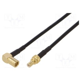 1 pcs x MFG - EXT-SMB90/300 - Cable, 3m, SMB male,SMB female, black, angled,straight