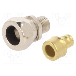 1 pcs x LAPP - 55502621 -AS - Straight terminal connector, Thread: metric,outside, brass, IP65