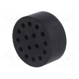 1 pcs x LAPP - 53350164 - Insert for gland, 6mm, M50, IP54, NBR rubber, Holes no: 16