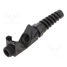 1 pcs x HUMMEL - 1.314.1601.50 - Cable gland, angular,with strain relief, M16, 1.5, IP68, black