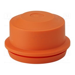 1 pcs x HENSEL - 36001002 - Grommet, elastomer thermoplastic TPE, orange, 11÷30mm, IP65,IP66