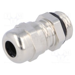 1 pcs x HELUKABEL - HT-MS PG7 - Cable gland, PG7, IP68, brass, Body plating: nickel, HELUTOP HT-MS