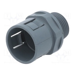 1 pcs x HELUKABEL - 94182 - Straight terminal connector, polyamide 6, HSSV, -40÷110°C, IP65