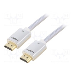 1 pcs x VENTION - ALCIF - Cable, HDMI 2.1, HDMI plug,both sides, PVC, textile, Len: 1m, 28AWG