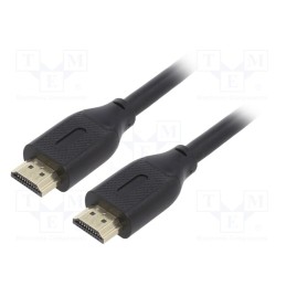 1 pcs x GEMBIRD - CC-HDMI8K-1M - Cable, HDMI 2.1, HDMI plug,both sides, PVC, 1m, black, Core: Cu