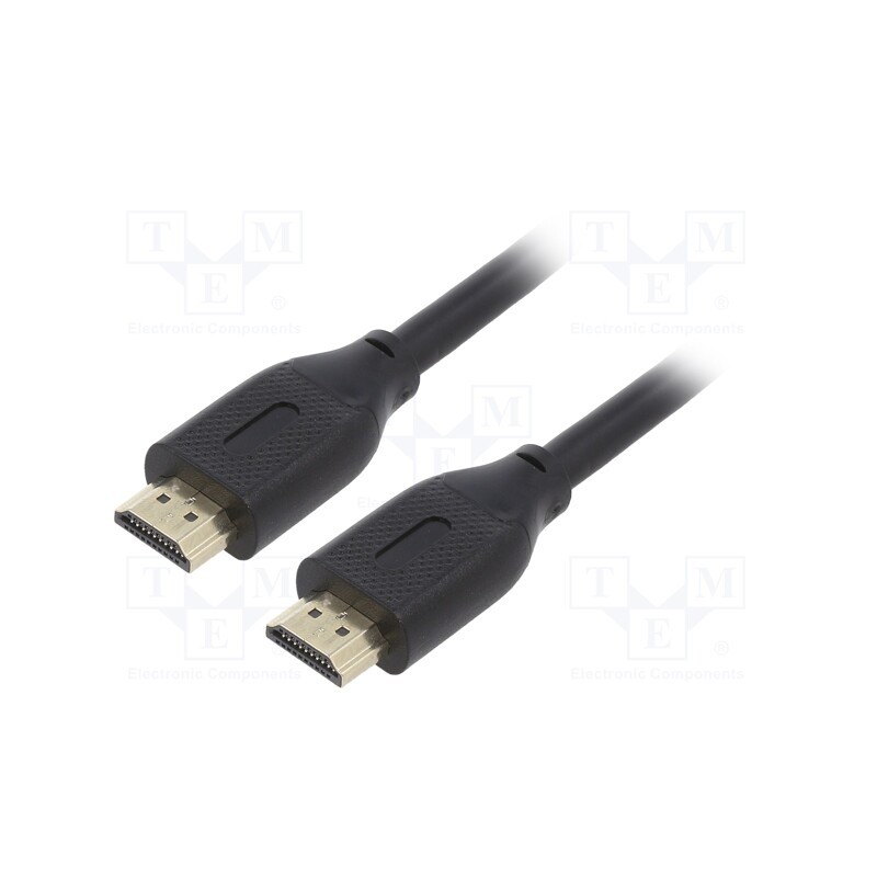 1 pcs x GEMBIRD - CC-HDMI8K-1M - Cable, HDMI 2.1, HDMI plug,both sides, PVC, 1m, black, Core: Cu