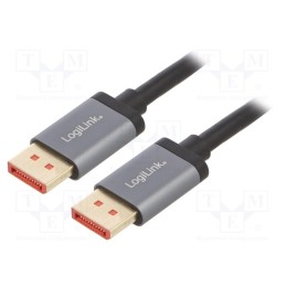 1 pcs x LOGILINK - CDA0104 - Cable, DisplayPort 1.4,HDCP 2.2, DisplayPort plug,both sides