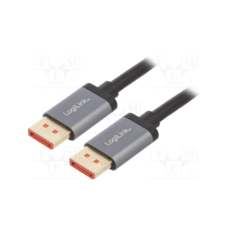 1 pcs x LOGILINK - CDA0104 - Cable, DisplayPort 1.4,HDCP 2.2, DisplayPort plug,both sides