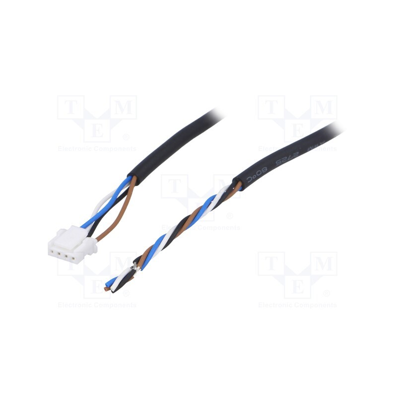 1 pcs x PANASONIC - CN14AC5 - Connection lead, PIN: 4, Len: 5m, Connection: CN-14A, PVC, PM-65