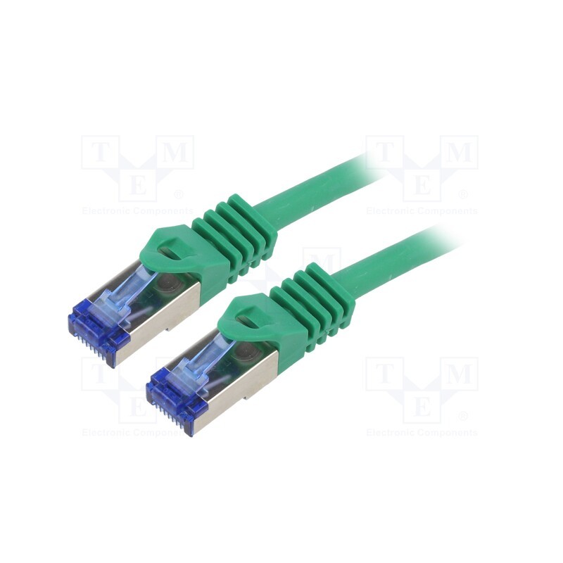 1 pcs x LOGILINK - C6A035S - Patch cord, S/FTP, 6a, stranded, Cu, LSZH, green, 1m, 26AWG, -20÷75°C