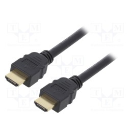 1 pcs x DIGITUS - AK-330124-010-S - Cable, HDMI 2.1, HDMI plug,both sides, 1m, black