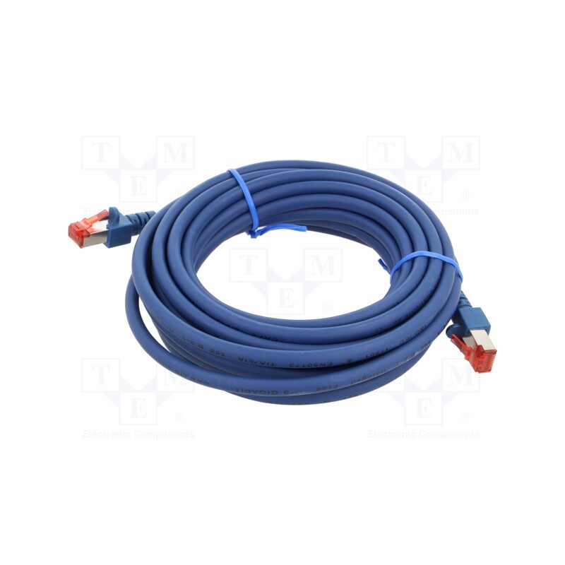 1 pcs x HELUKABEL - 803003 - Patch cord, S/FTP, 6, stranded, Cu, LSZH, blue, 5m, 27AWG