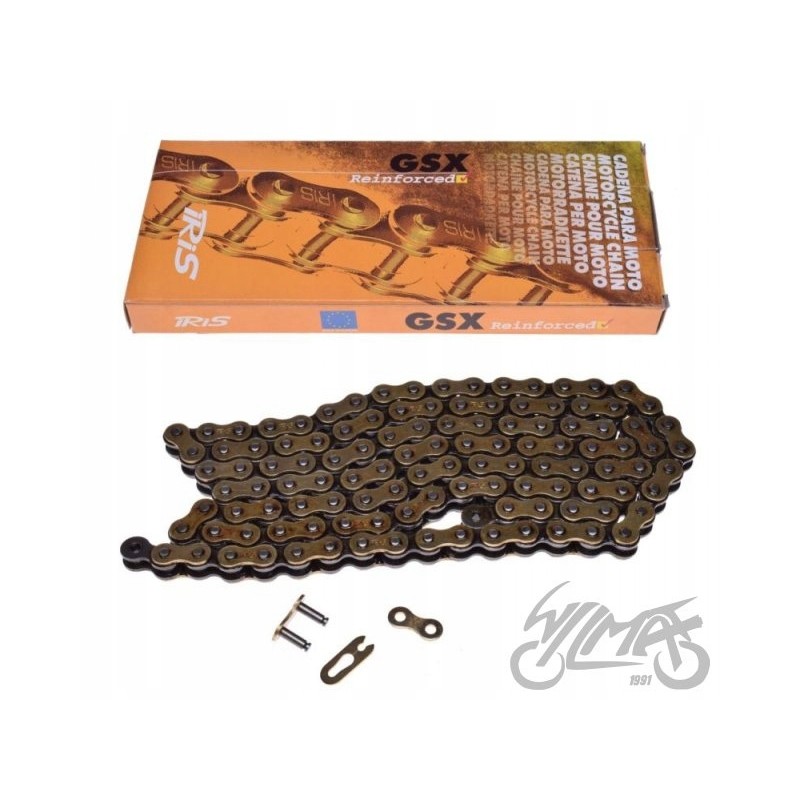 Iris 420 gsx drive chain 128l gold