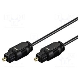 1 pcs x Goobay - 51218 - Cable, Toslink plug,both sides, 3m, Øcable: 2.2mm