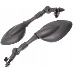 Quad ATV Cross Articulated Mirrors M10 Mounts