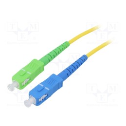 1 pcs x Goobay - 59660 - Fiber patch cord, OS2, SC/APC,SC/UPC, 3m, Optical fiber: 9/125um