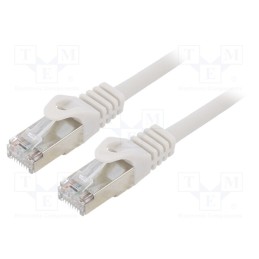 1 pcs x GEMBIRD - PP6-15M - Patch cord, F/UTP, 6, stranded, CCA, PVC, grey, 15m, RJ45 plug, 26AWG