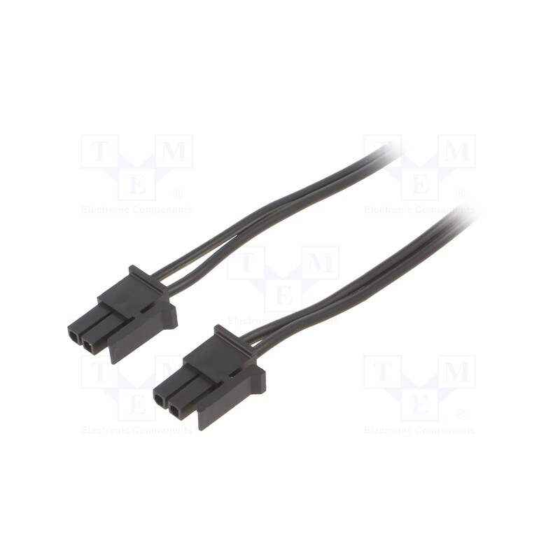 1 pcs x ESPE - KABX-2PFF-L400 - Cable, Micro-Fit 3.0, cables,female, PIN: 2, 0.4m, 4A, TLYp, 0.35mm2