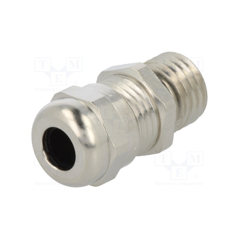 1 pcs x HUMMEL - 1.609.1200.30 - Cable gland, with long thread, M12, 1.5, IP68, brass, 10bar