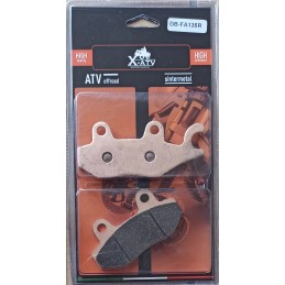 Brake pads kawasaki kvf 750 suzuki ltr 450 yamaha raptor 700 yfz 450