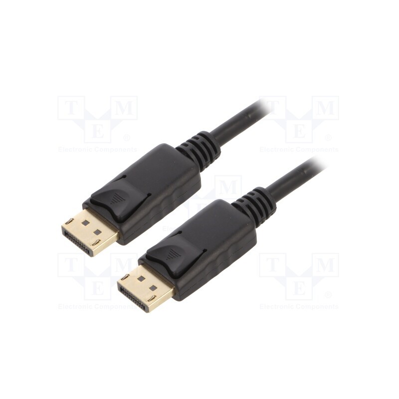 1 pcs x LOGILINK - CD0101 - Cable, DisplayPort 1.2,HDCP, DisplayPort plug,both sides, 2m
