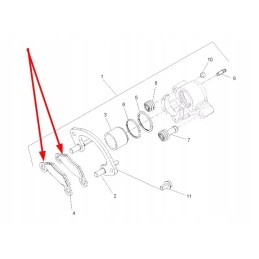 Fa475r ebc r reinforced brake pad