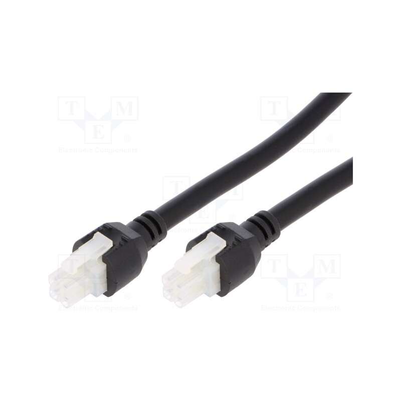 1 pcs x MOLEX - 2451350420 - Cable, Mini-Fit Jr, female, PIN: 4, Len: 2m, 7.5A, Insulation: PVC