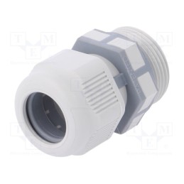 1 pcs x TECHNO - THA.451.C2E - Cable gland, PG16, IP68, polyamide, grey, UL94V-2