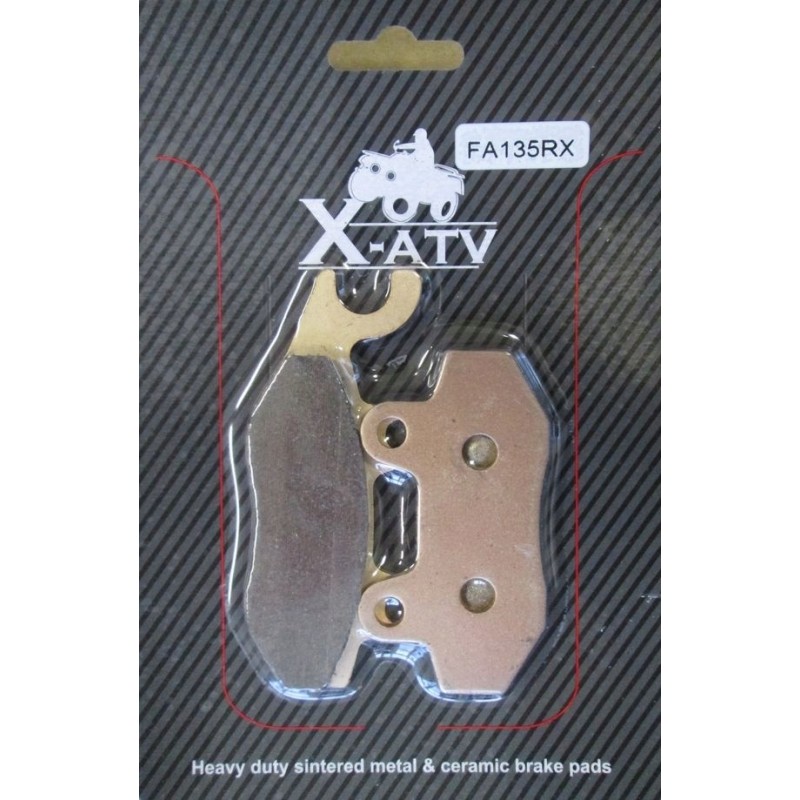 Brake pads kawasaki kvf 750 suzuki ltr 450 yamaha raptor 700 yfz 450