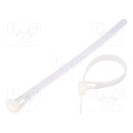 1 pcg x QOLTEC - 52226 - Cable tie, multi use, L: 150mm, W: 7.2mm, polyamide, natural