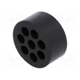 1 pcs x LAPP - 53332850 - Insert for gland, 5mm, M32, IP54, NBR rubber, Holes no: 8