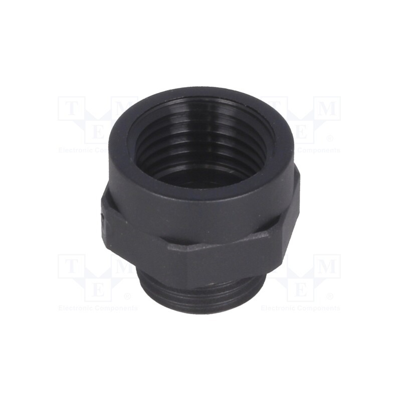 1 pcs x HUMMEL - 1.239.0916.11 - Thread adapter, Int.thread: M16, Ext.thread: PG9, polyamide