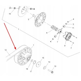 Polaris 3211160 sportsman scrambler drive belt