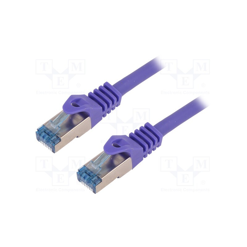1 pcs x LOGILINK - CQ302VS - Patch cord, S/FTP, 6a, stranded, Cu, LSZH, violet, 0.5m, 27AWG