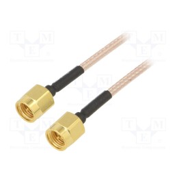 1 pcs x MUELLER ELECTRIC - BU-4150029048 - Cable, 50Ω, 1.22m, SMA plug,both sides, shielded, -65÷150°C, 48'