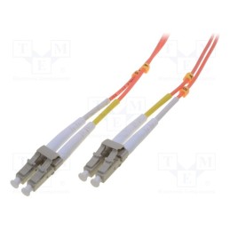 1 pcs x DIGITUS - DK-2533-01 - Fiber patch cord, OM2, LC/UPC,both sides, 1m, LSZH, orange