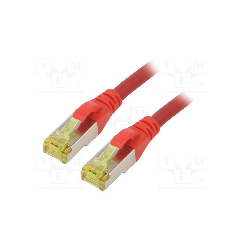 1 pcs x DIGITUS - DK-1644-A-050/R - Patch cord, S/FTP, 6a, stranded, Cu, LSZH, red, 5m, 26AWG