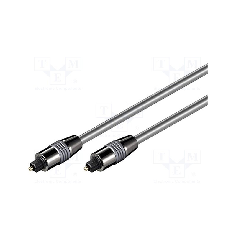 1 pcs x Goobay - 50570 - Cable, Toslink plug,both sides, 3m, Øcable: 6mm