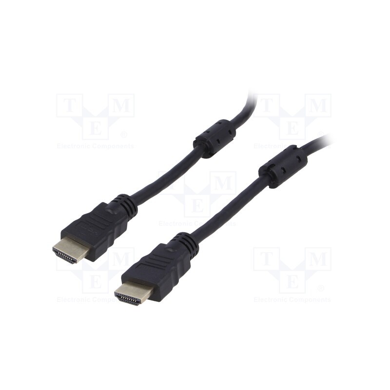 1 pcs x AKYGA - AK-HD-100A - Cable, HDMI 1.4, HDMI plug,both sides, 10m, black