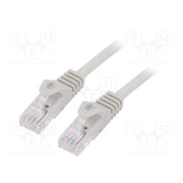 1 pcs x GEMBIRD - PP6U-10M - Patch cord, U/UTP, 6, stranded, CCA, PVC, grey, 10m, 26AWG
