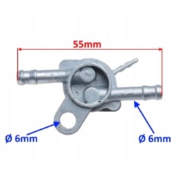 Quad ATV Bashan Lifan Loncin Shinray Fuel Tap Pass Through 55 mm 6 mm