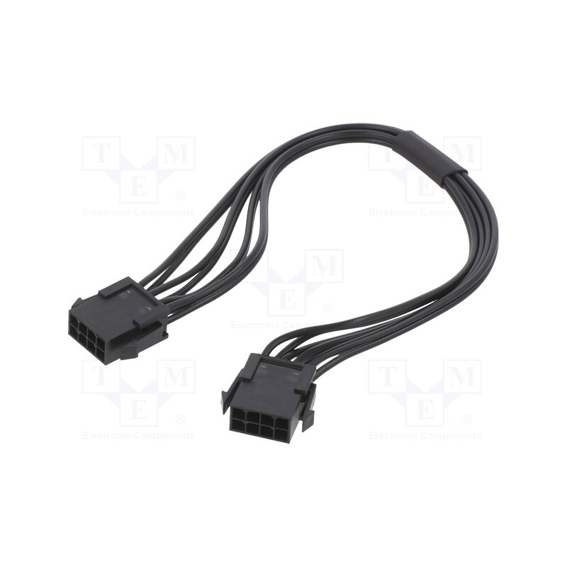 1 pcs x ESPE - KABX-8PMM-L200 - Cable, Micro-Fit 3.0, male-male, PIN: 8, 0.2m, 4A, Insulation: PVC